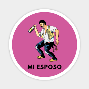 Mi Esposo El Borracho Parody Loteria Card  Loteria Mexicana Magnet